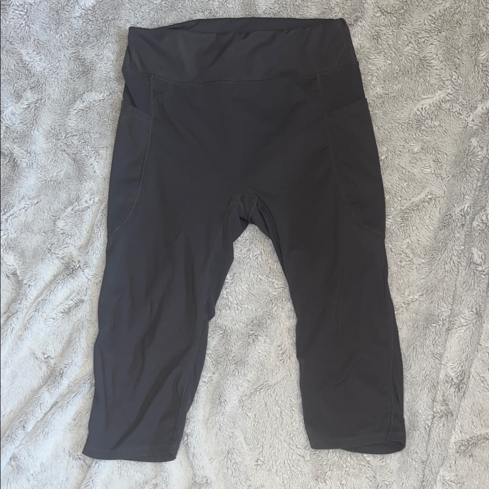 Leggings high rise Capri Charcoal Leggings